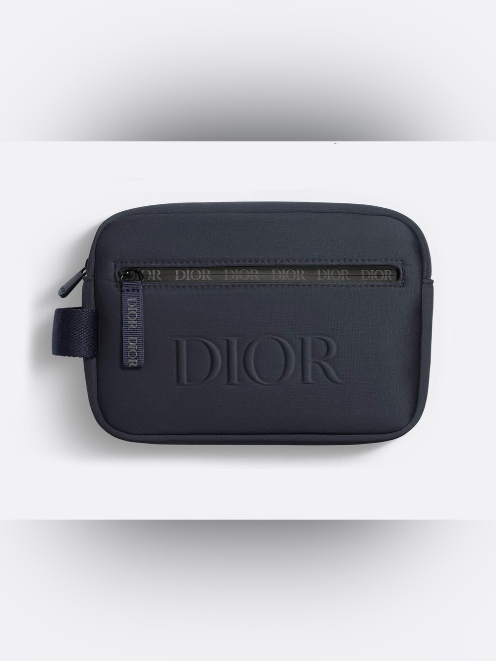 DIOR SAUVAGE Navy Blue Toiletry Bag Travel Pouch NEW!